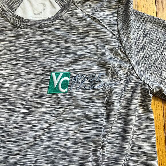 Zero Restriction Shirt Womens Medium Long Sleeve Heather Gray Golf Performance - Picture 2 of 9